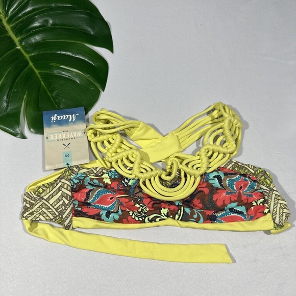 NWT $71‎ Maaji Lady Macrame Heaven Bikini Reversible Top [SZ Small ] #U646 - Picture 4 of 12